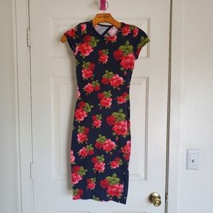 Floral Fitted Dress